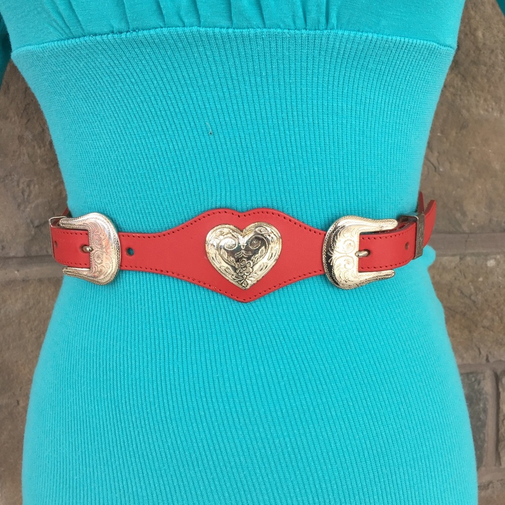 Vintage!!❤️Genuine Leather❤️belt🔥rare